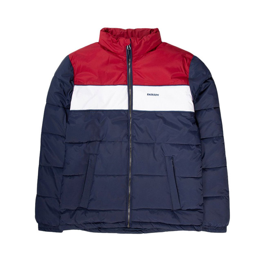 EMERSON P.P. Down Jkt with Roll-in Hood 192.EM10.65-RPS-NAVY-BLUE-WHITE-RED