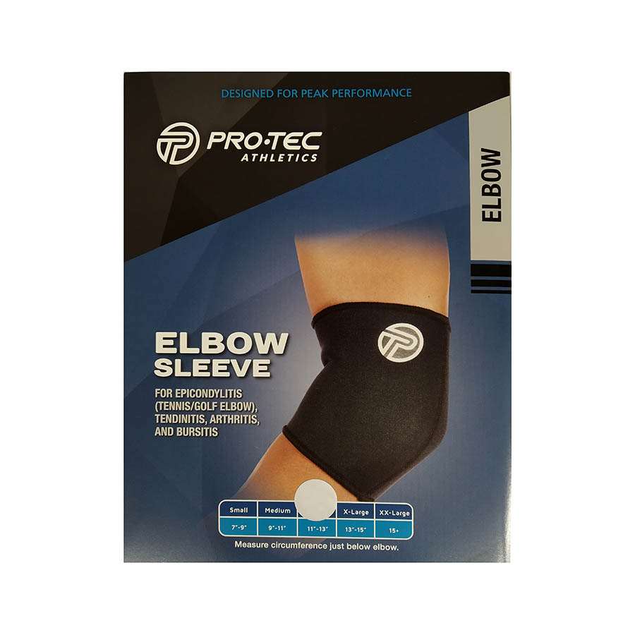 PRO-TEC Elbow Sleeve E003F Black