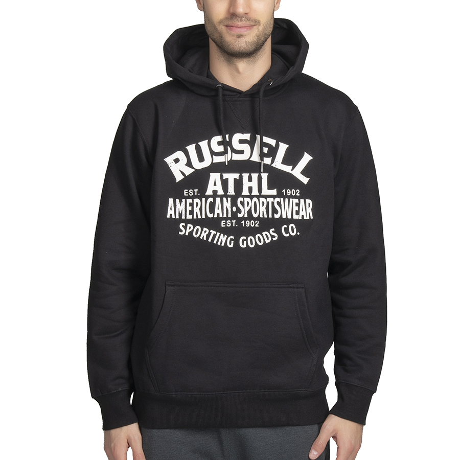 RUSSELL ATHLETIC Sportswear-Pull Over Hoody A1-015-2-099 Μαύρο