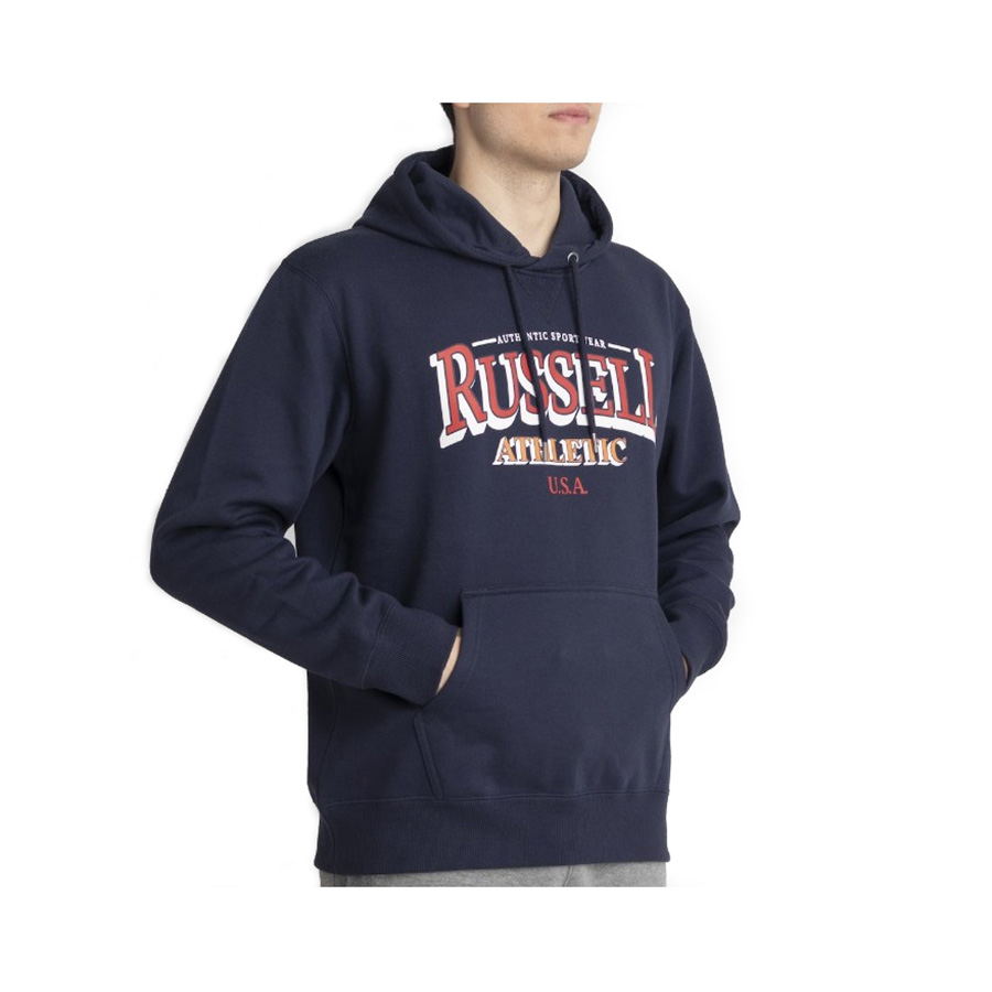 RUSSELL ATHLETIC Usa-Pull Over Hoody A1-021-2-190 Μπλε Σκούρο/Navy