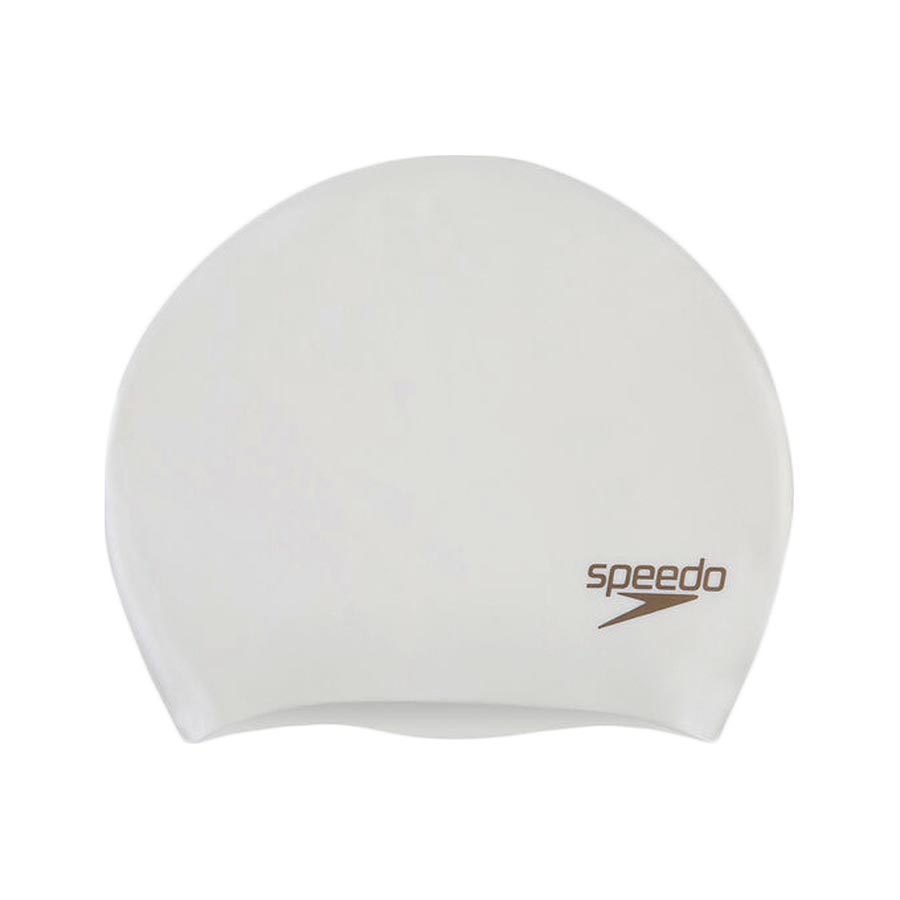 SPEEDO Long Hair cap 06168-F939U White-Liquid Gold