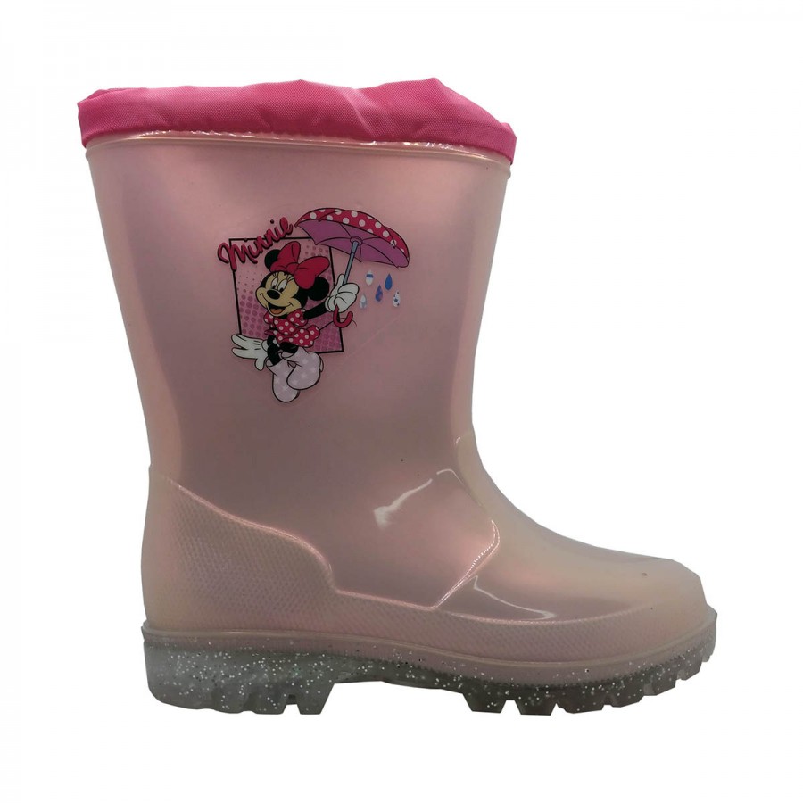 Disney Kids Rainboot Minnie Mouse D3010355S-0044-Pink