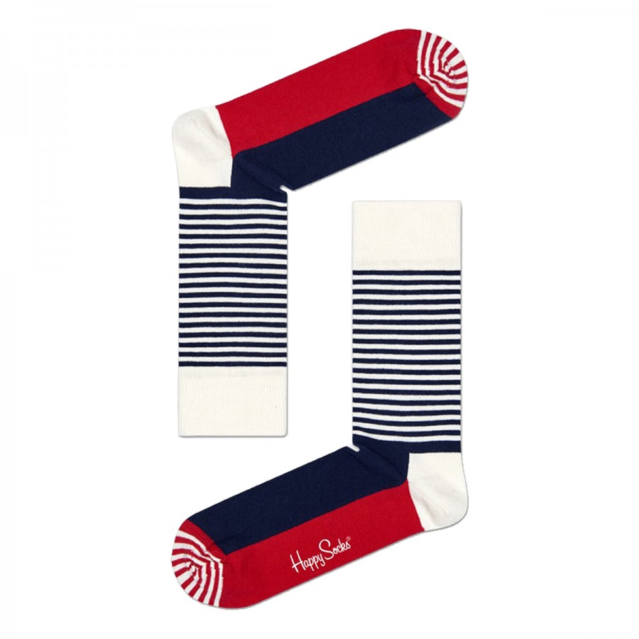 Happy Socks Half Stripe Sock SH01-068