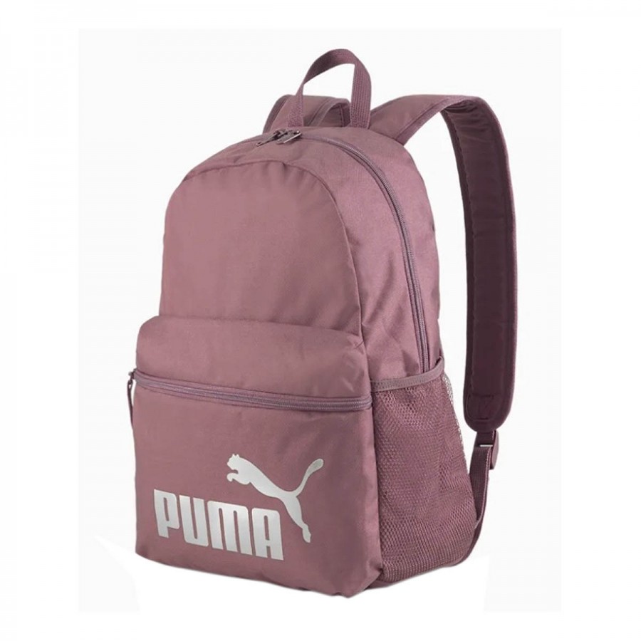PUMA Phase Backpack 075487-41 Dusty Plum-Metallic Logo