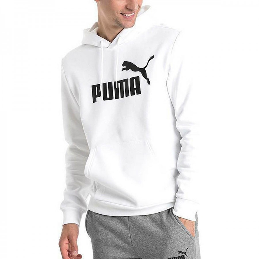 PUMA ESS Big Logo Hoodie FL 586686-02 White