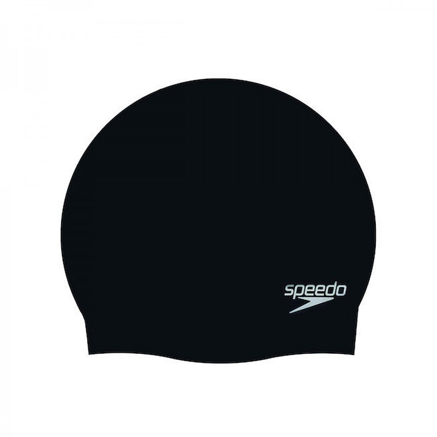 SPEEDO Plain Moulded Silicone Cap 70984-9097U Black