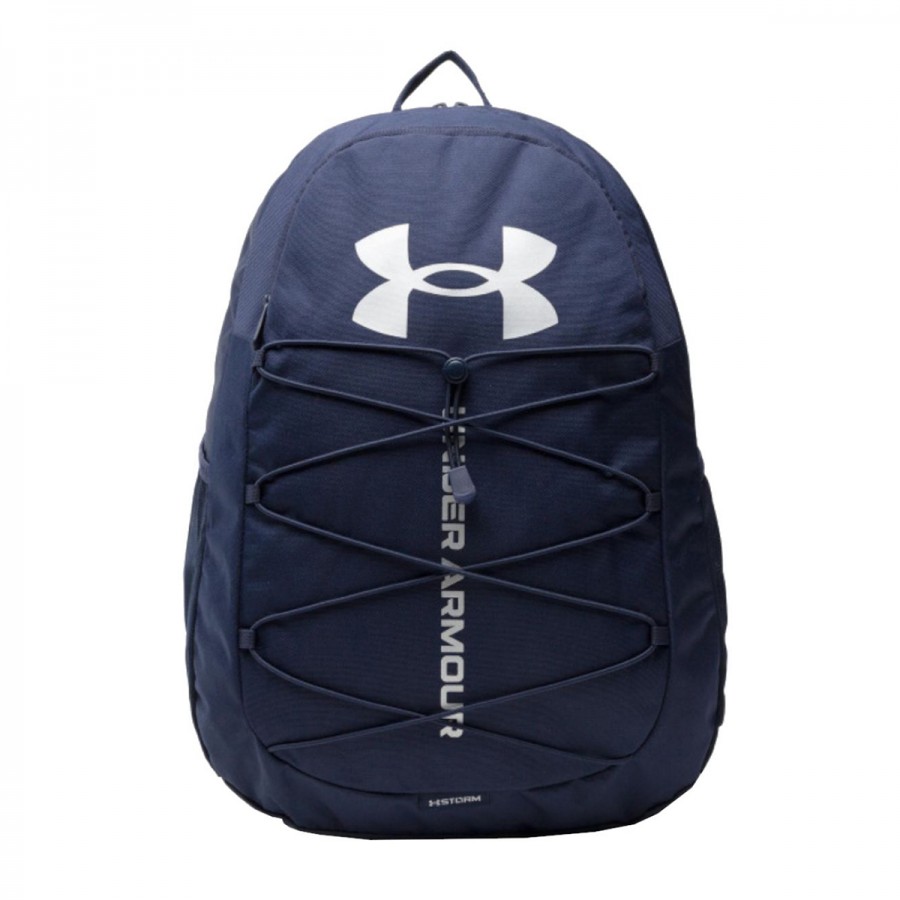 UNDER ARMOUR Hustle Sport Backpack 1364181-410 Μπλε Ασημί