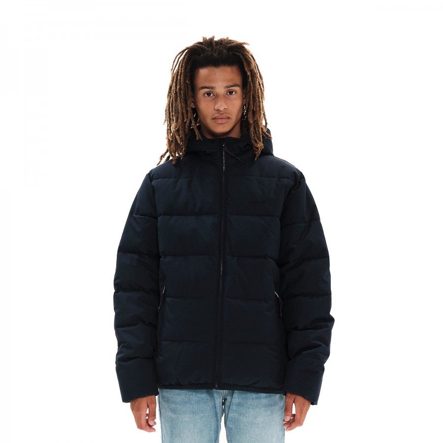 EMERSON P.P. Down Jacket with Hood 222.EM10.145-NAVY BLUE