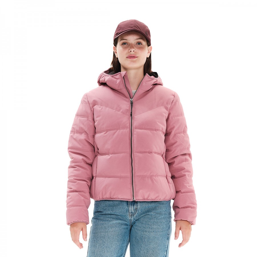 EMERSON P.P. Down Jacket with Hood 222.EW10.18-DUSTY ROSE