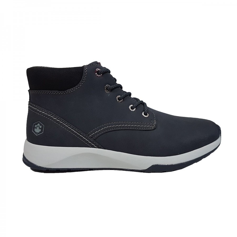 LUMBERJACK Neil High Cut Sneaker SMD6701-002 S03-M0014 Navy Blue-Black