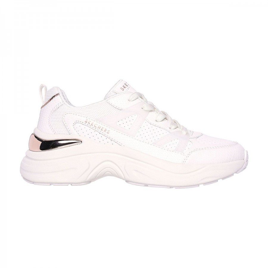 Skechers Snake Trimmed Lace Up 177576-WHT Λευκό