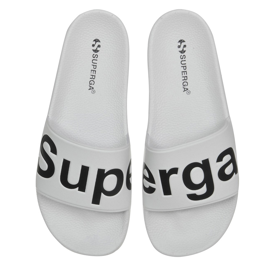 Superga 1908-PUU Slippers S00DUL0-909 White-Black