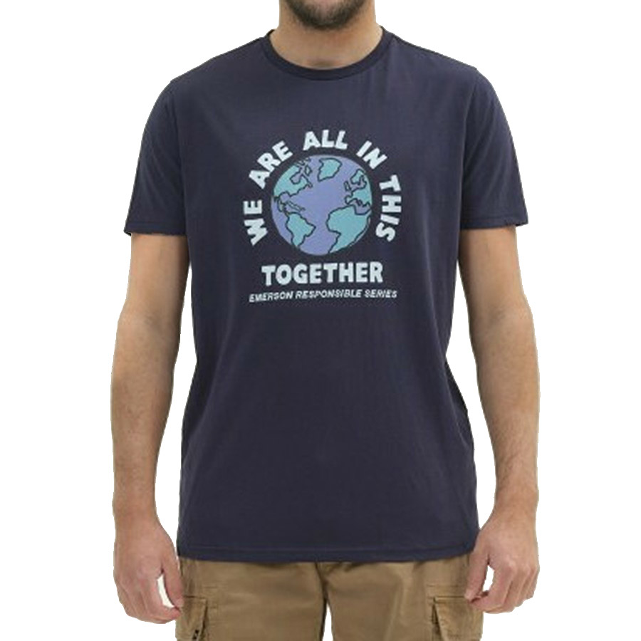 EMERSON T-Shirt S/S 211.EM33.22-NAVY BLUE