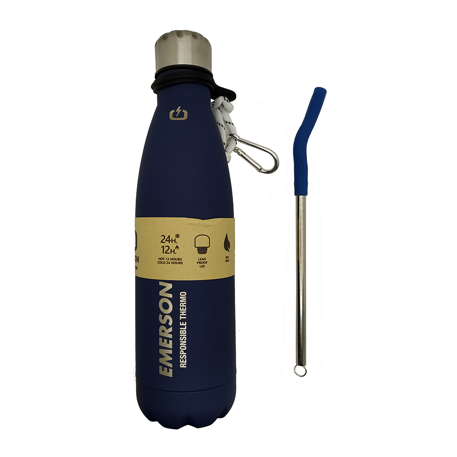 EMERSON Double Wall Vacuum Bottle (500 ml) 211.EU99.02-BLUE