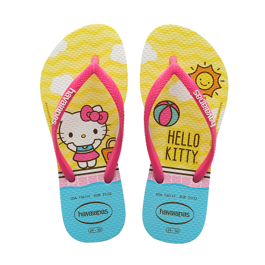 HAVAIANAS Kids Slim Hello Kitty 4145748-0001 Λευκό