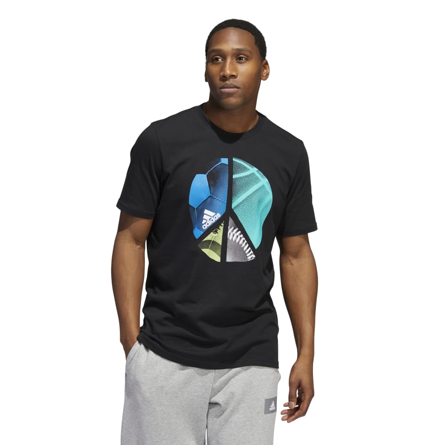 adidas Sport Inspired Multiplicity Graphic T-Shirt HE4821 Μαύρο