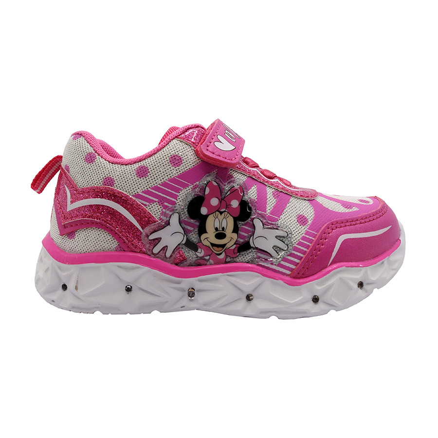 Disney Sport Shoe With Lights  D3010253T-0025-Fuxia
