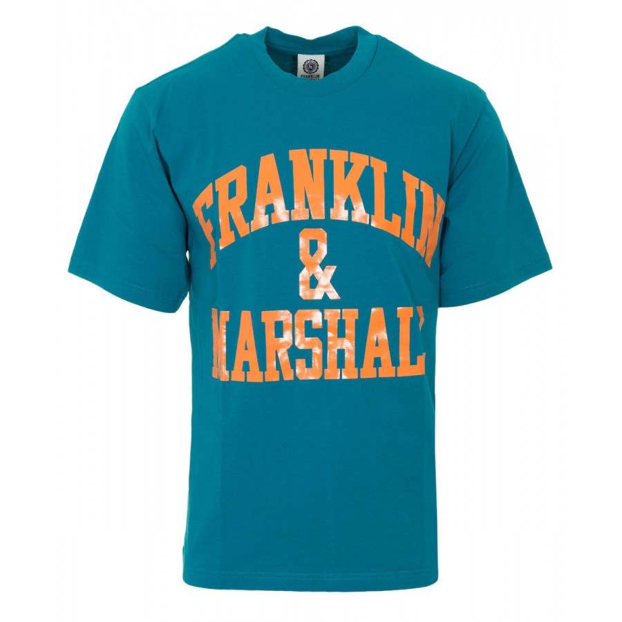 Franklin & Marshall T-shirt JM3011.000.10-232 Seaweed Blue