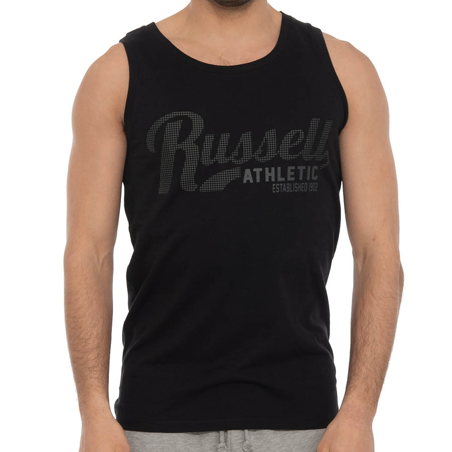 RUSSELL ATHLETIC Check Singlet A2-015-1-099 Μαυρο