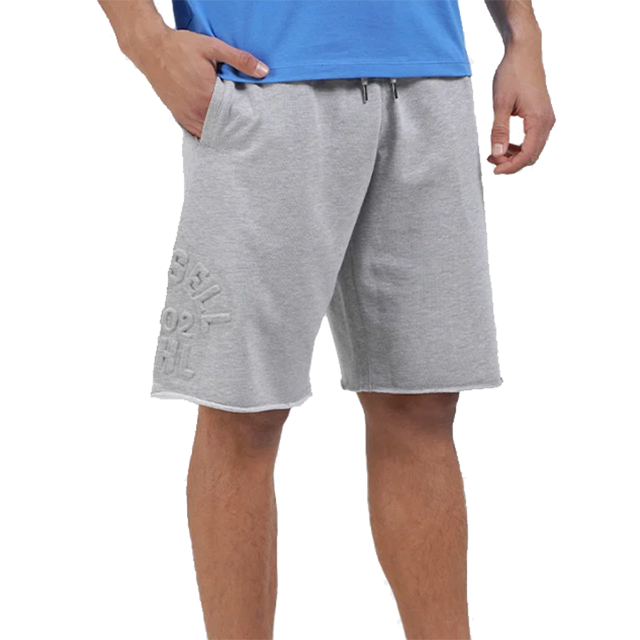 RUSSELL ATHLETIC Raw Edge Shorts  A2-701-1-091-VK New Grey Marl