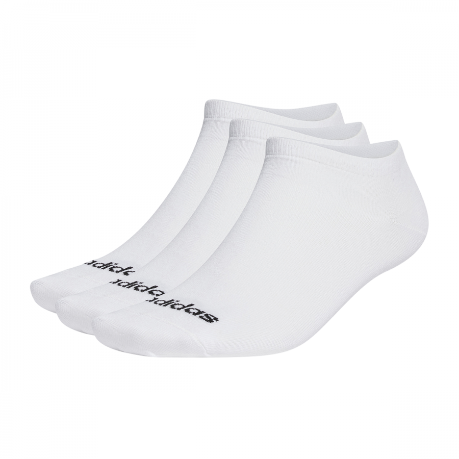 adidas Thin Linear Low-Cut Socks 3 Pairs HT3447 Λευκό