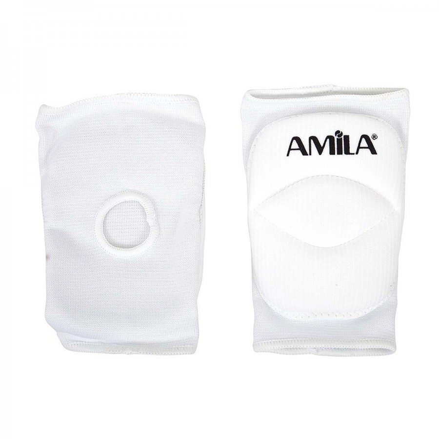 Amila Επιγονατίδα Volley με Foam Medium 83131 Λευκή