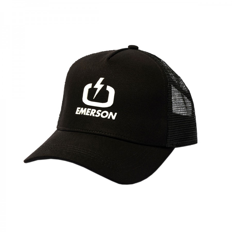 EMERSON Unisex Trucker Hat 231.EU01.07-BLACK-BLACK