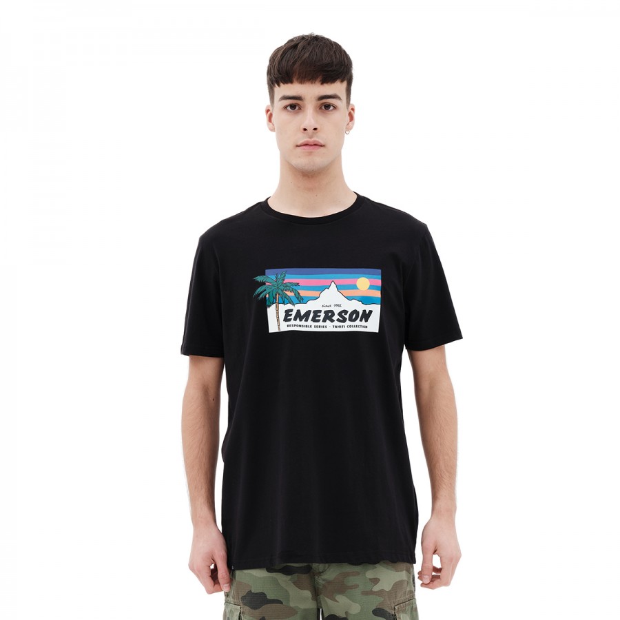 EMERSON S/S T-Shirt 221.EM33.11-BLACK