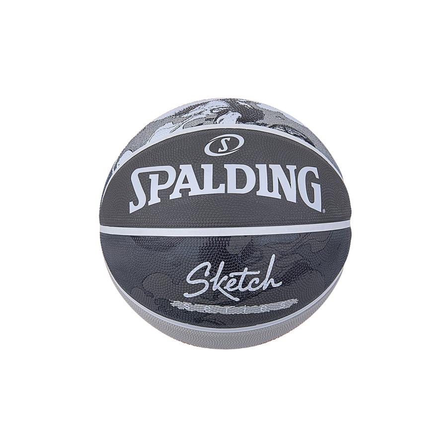 SPALDING Sketch Jump Sz7 Rubber Basketball 84-382Z1