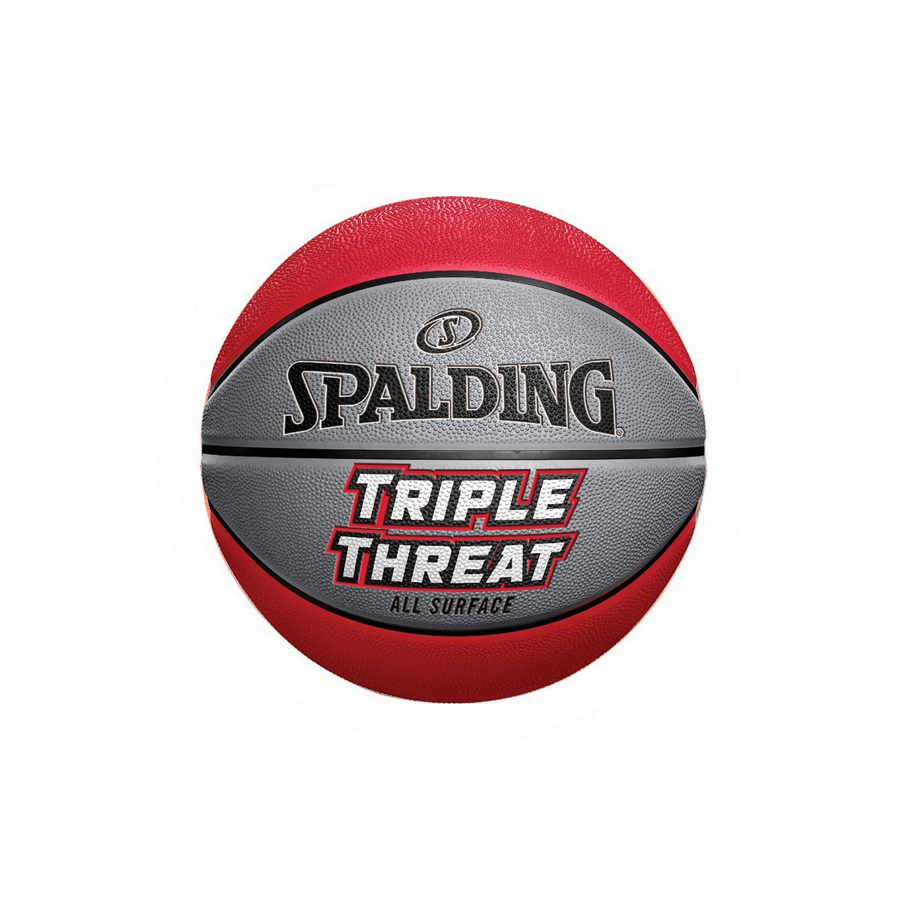 SPALDING Triple Threat  Sz7 Rubber Basketball 84-546Z1