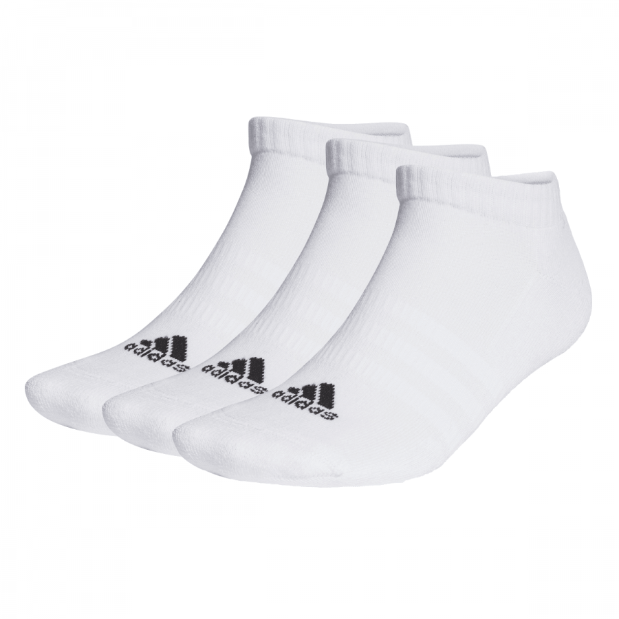 adidas Cushioned Sportswear Low Cut Socks 3 Pair Pack HT3434 Λευκό Μάυρο