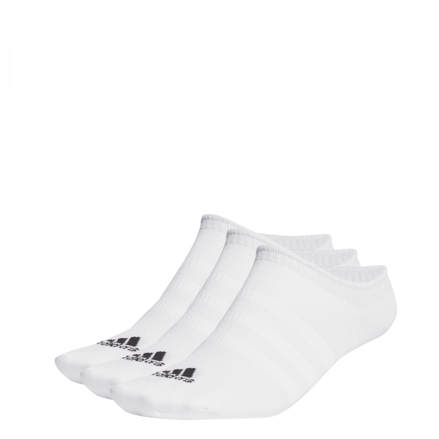 adidas Thin&Light Sportswear No Show Socks 3 Pair Pack HT3463 Λευκό Μαύρο