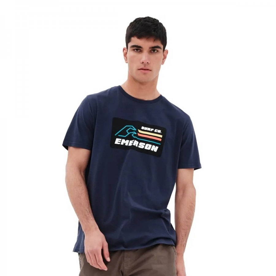 EMERSON S/S T-Shirt 221.EM33.02-NAVY BLUE