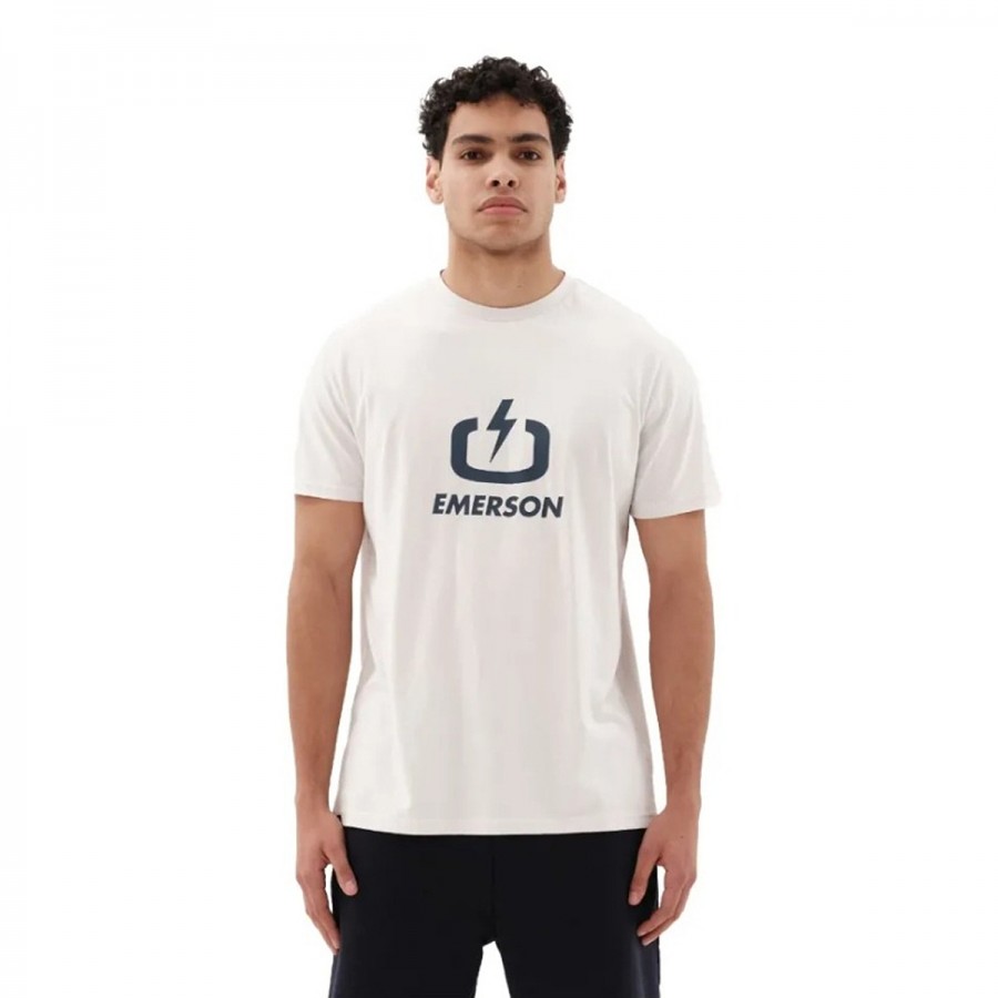 EMERSON S/S T-Shirt 231.EM33.01-OFF WHITE
