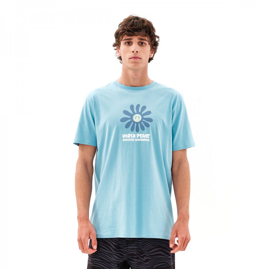 EMERSON S/S T-Shirt 231.EM33.111-L.BLUE