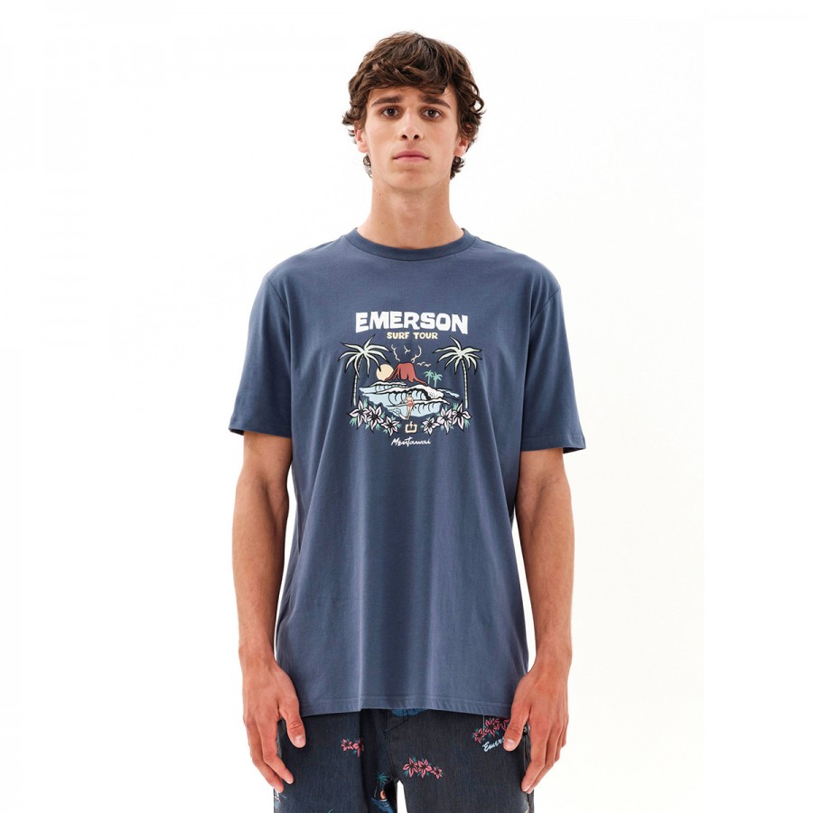 EMERSON S/S T-Shirt 231.EM33.13-INDIGO BLUE