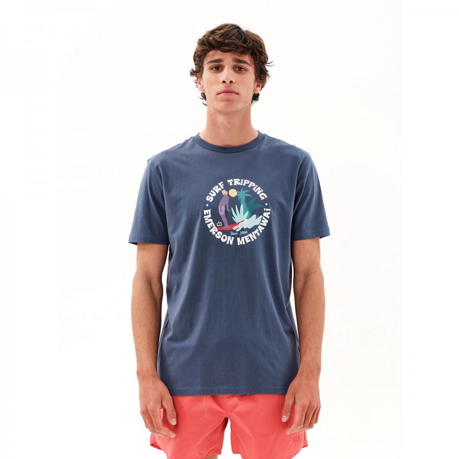 EMERSON S/S T-Shirt 231.EM33.19-INDIGO BLUE