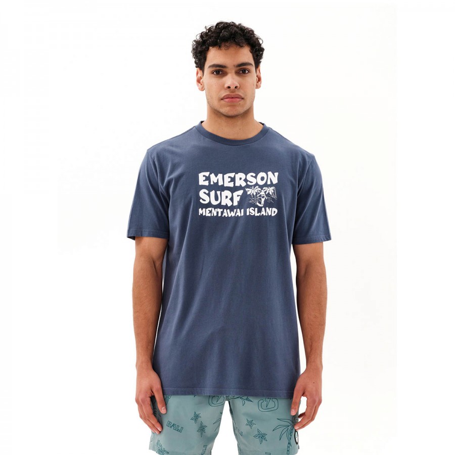 EMERSON S/S T-Shirt 231.EM33.25-INDIGO BLUE