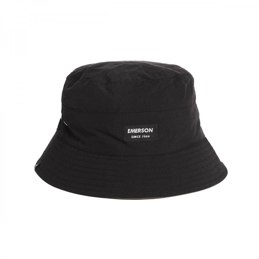 EMERSON Unisex Bucket Hat 241.EU01.68-BLACK/STONE BEIGE