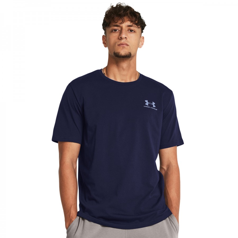 UNDER ARMOUR Sportstyle LC SS 1326799-410 Μπλε Λευκό