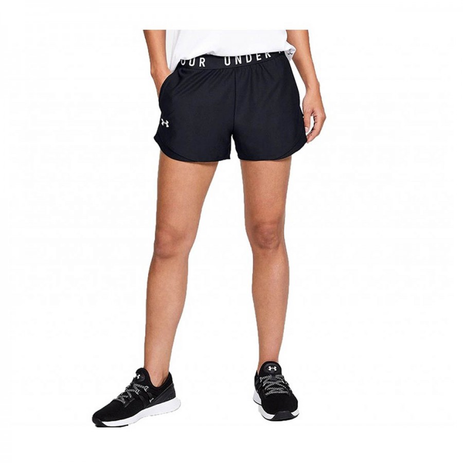 UNDER ARMOUR Play Up Shorts 3.0 1344552-001 Μαύρο Λευκό