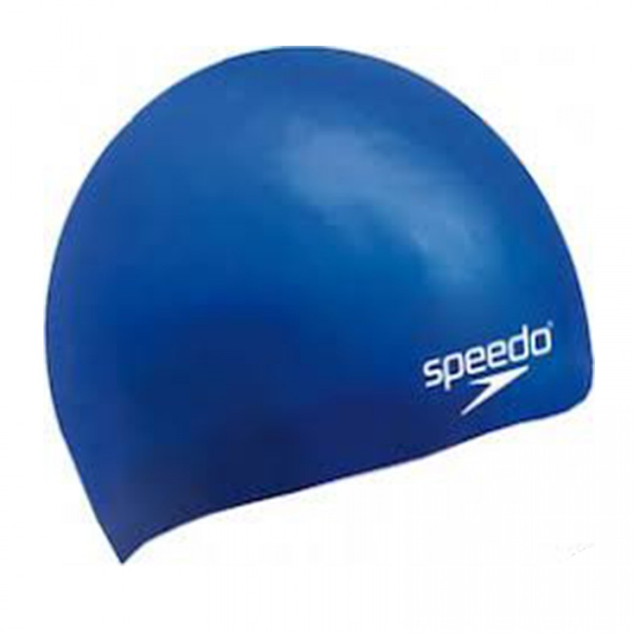 Speedo Junior Plain Moulded Silicone Cap 8-709931959 Μπλε ανοιχτό